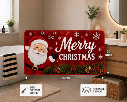 Gilbin christmas bath mat - gilbin,